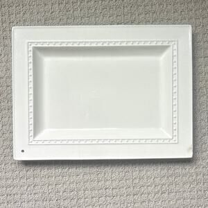 Nora Fleming Pearl Dot Platter 15" × 11.5" Rectangle Retired CHIP